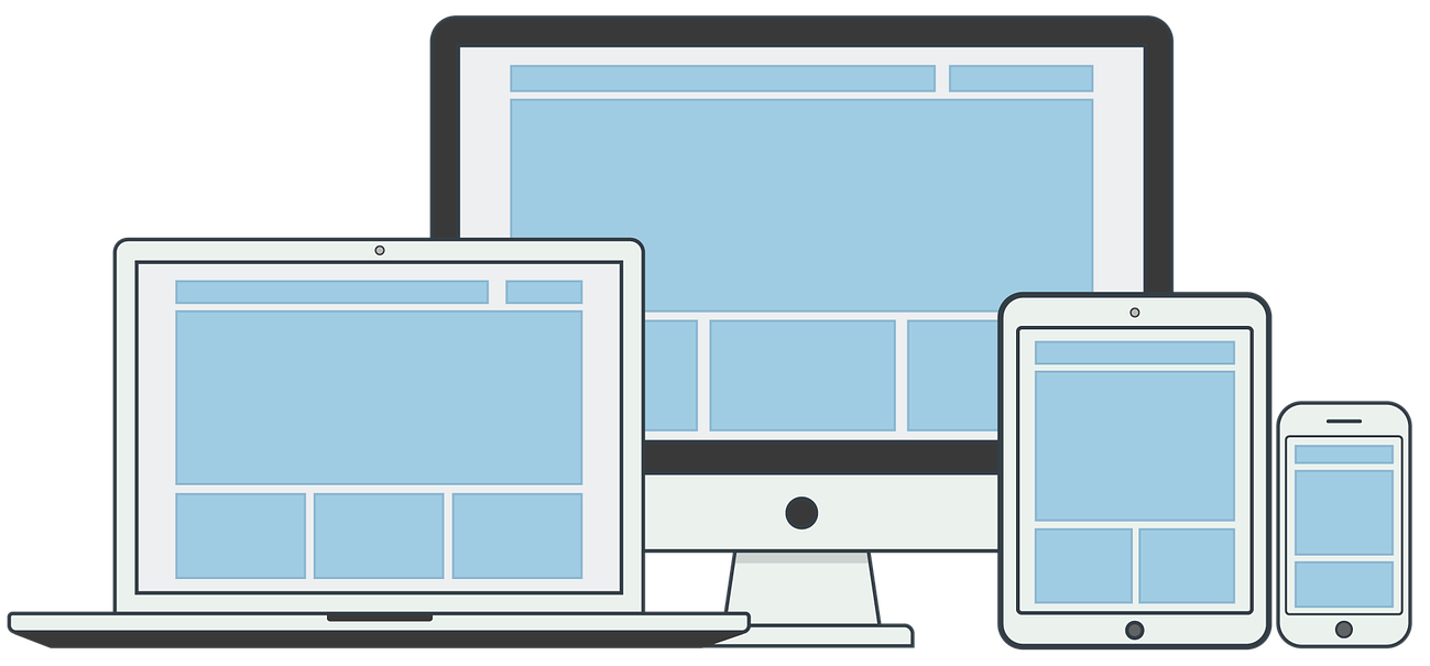 demo of responsive website layouts